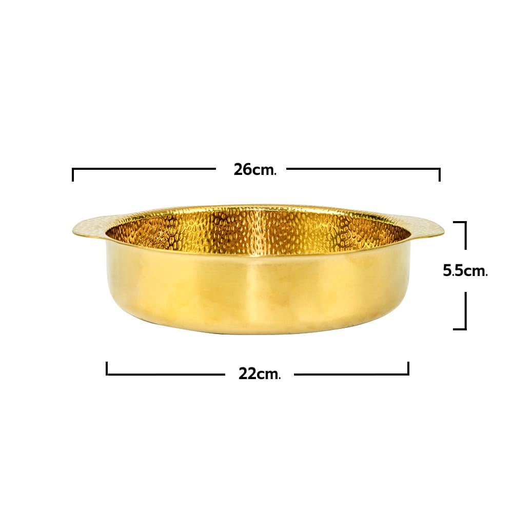 หม้อ 22 ซม. RRS รุ่น GOLD SNOW POT 22 สีทอง 1 ชิ้น_1